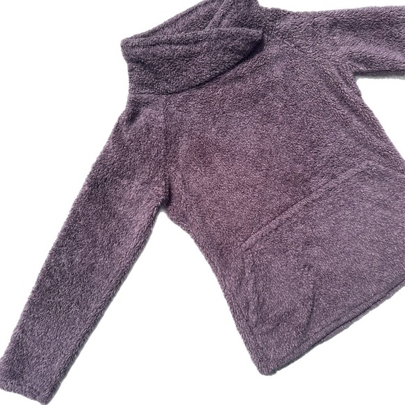 O’Neill Girls Plush Purple Pullover Sweatshirt  Size Large - Picture 2 of 5